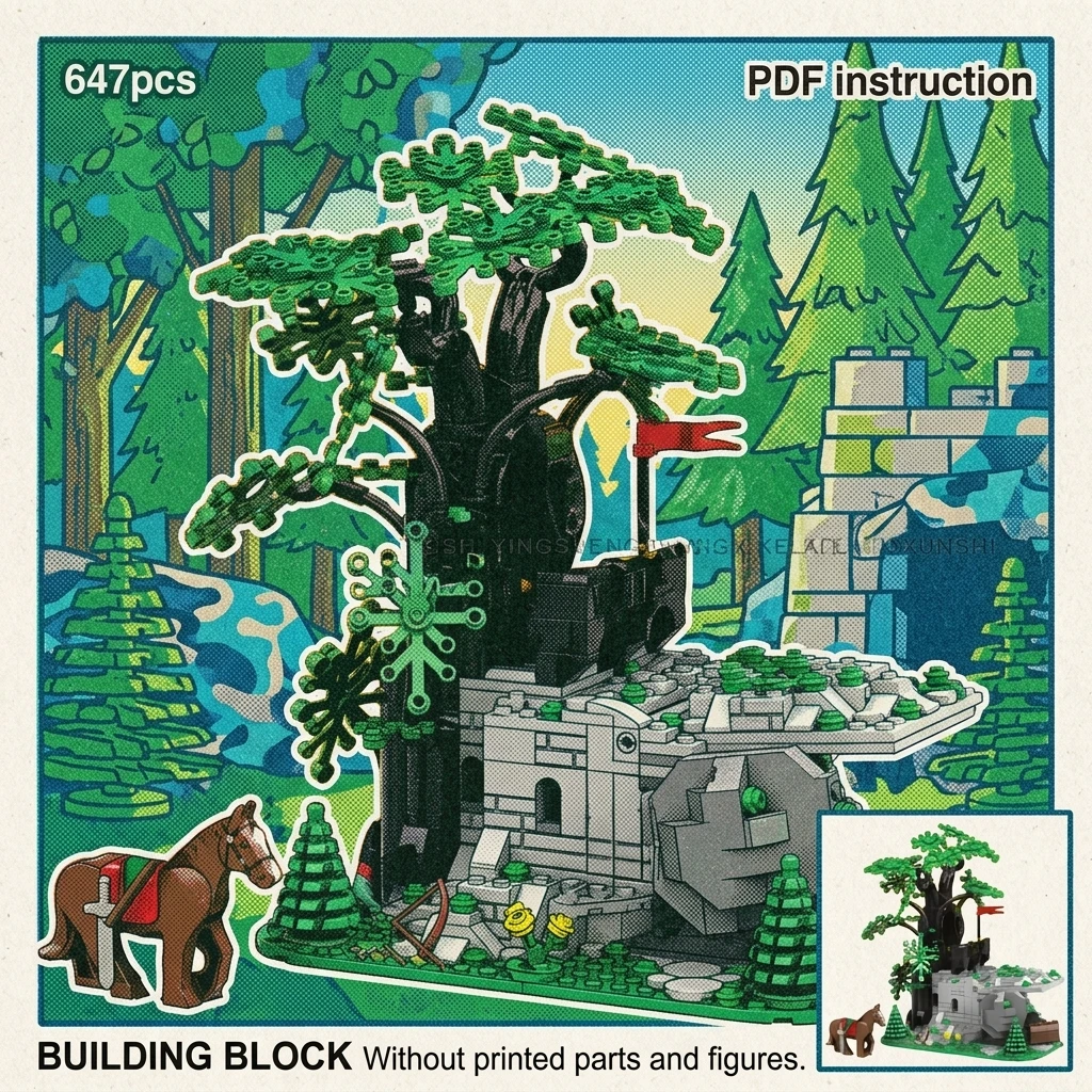Конструктор Diorama Display Architecture MOC: Средневековый Лесной Замок-Абатсют, Камуфляжный Укрепленный Котелок Рейнджеров, Набор Кирпичиков для Взрослых
Конструктор Diorama Display Architecture MOC: Средневековый Лесной Замок-Абатсют, Камуфляжный Укрепленный Котелок Рейнджеров, Набор Кирпичиков для Взрослых