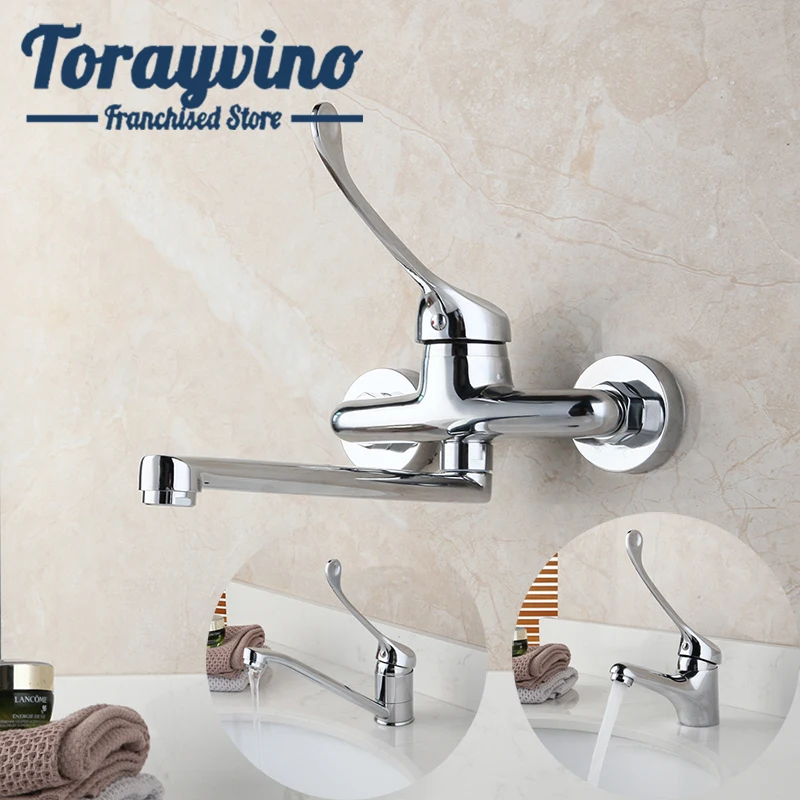 Torayvino Medical Mixer Bathroom Faucet Chrome Water Tap Sink Faucets Sprayer Brass Hot & Cold Deck Mounted Faucet
Torayvino Medical Mixer Bathroom Faucet Chrome Water Tap Sink Faucets Sprayer Brass Hot & Cold Deck Mounted Faucet