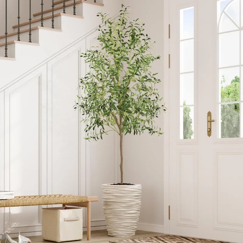 Artificial Olive Tree Tall Faux Silk Plant for Home Office Indoor Decor Fake Olive Tree with Lifelike Olive Leaves
Artificial Olive Tree Tall Faux Silk Plant for Home Office Indoor Decor Fake Olive Tree with Lifelike Olive Leaves