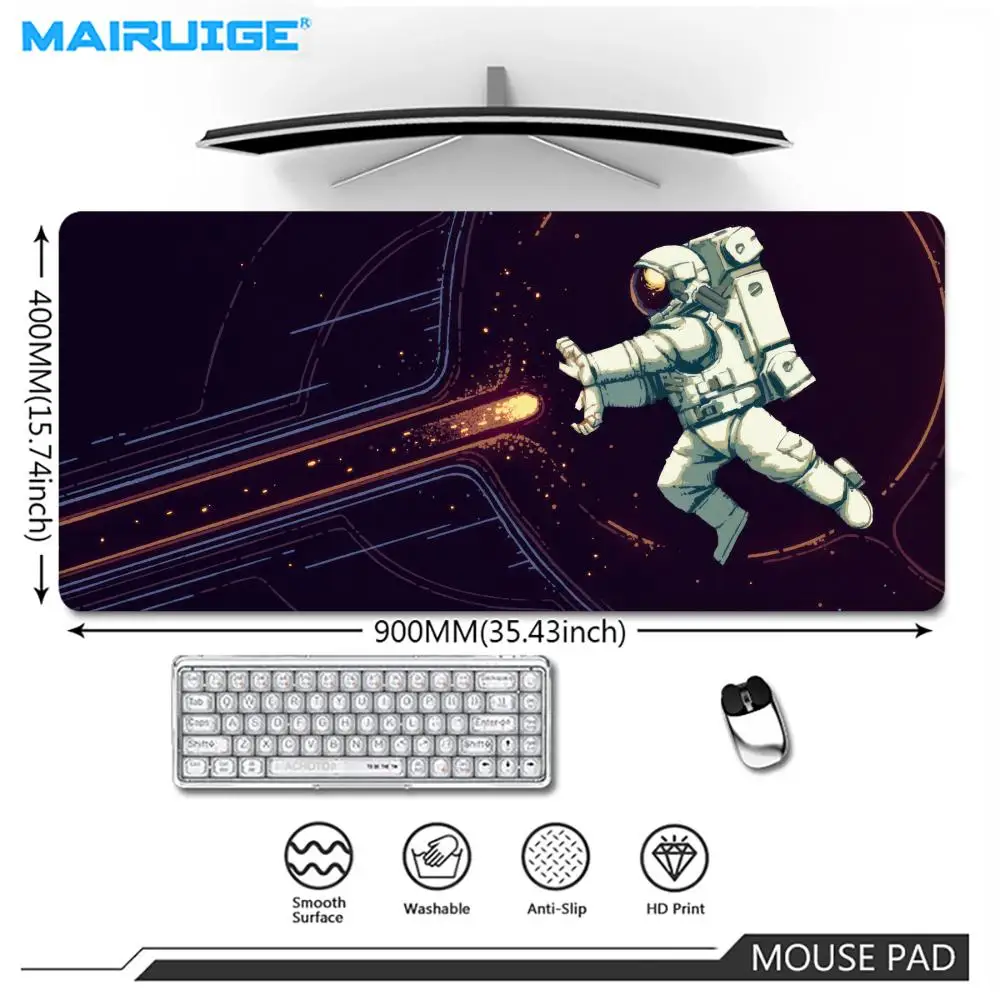 Astronaut creativity Mouse Pad XXL 90X40cm Computer Keyboard Gaming Mats Desk Mat Large Mousepad 40X45 Table Pads gamer
Astronaut creativity Mouse Pad XXL 90X40cm Computer Keyboard Gaming Mats Desk Mat Large Mousepad 40X45 Table Pads gamer
