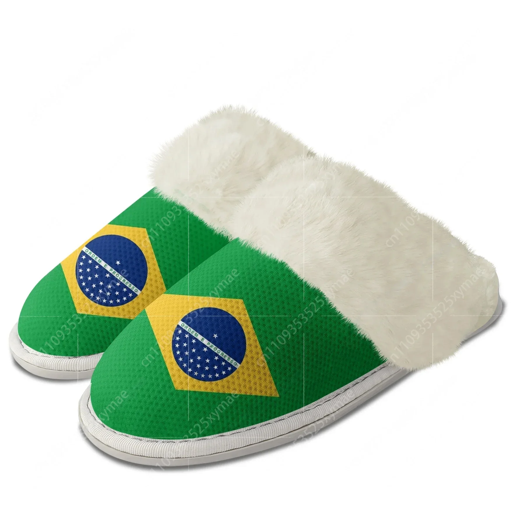 Brazilian flag print Plush Slippers Keep Warm Shoes Men Women Retro Cosplay Breathable Home Cotton Thermal Lightweight Slipper
Brazilian flag print Plush Slippers Keep Warm Shoes Men Women Retro Cosplay Breathable Home Cotton Thermal Lightweight Slipper