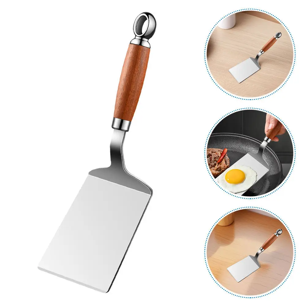 Stainless Steel Cooking Spatula Heavy Duty Kitchen Turner for Frying Pancakes Fish Steak Pizza Metal Cooking Tool for Home Use
Stainless Steel Cooking Spatula Heavy Duty Kitchen Turner for Frying Pancakes Fish Steak Pizza Metal Cooking Tool for Home Use