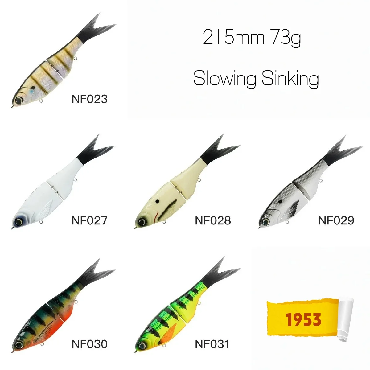 NOEBY 2Pcs 215mm 73g Sinking Multi‑joint VIB Lures Heavy Hard Bait Long Distance Casting Vibration Bait For Offshore Sea Fishing
NOEBY 2Pcs 215mm 73g Sinking Multi‑joint VIB Lures Heavy Hard Bait Long Distance Casting Vibration Bait For Offshore Sea Fishing
