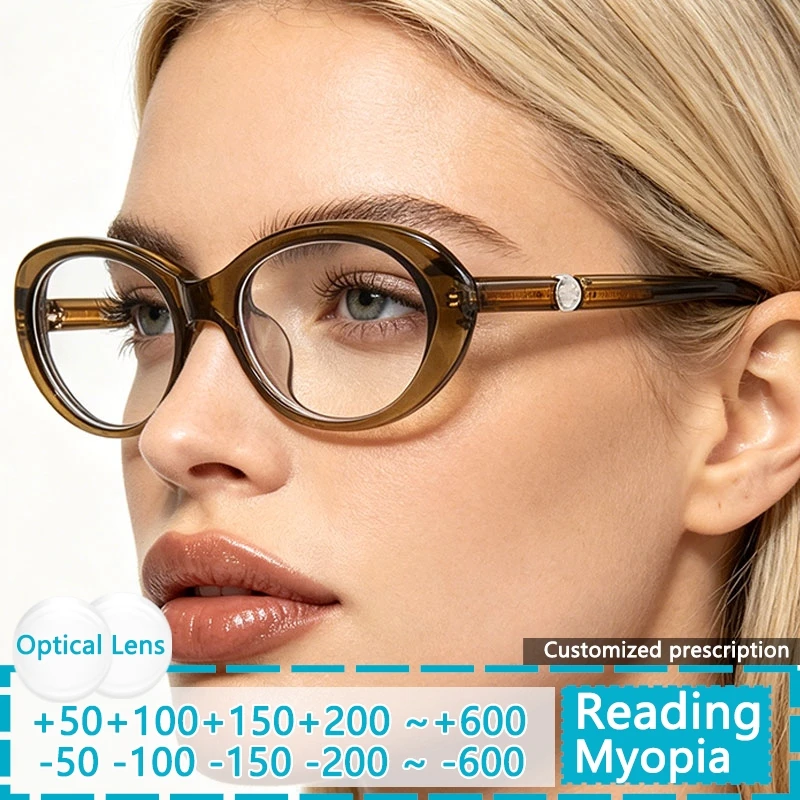 Fashion TR90 Pearl Inlaid Glasses Frame Women's Reading Glasses Luxury Women Anti Blue Light Myopia Eyewear Prescription Lenses
Fashion TR90 Pearl Inlaid Glasses Frame Women's Reading Glasses Luxury Women Anti Blue Light Myopia Eyewear Prescription Lenses