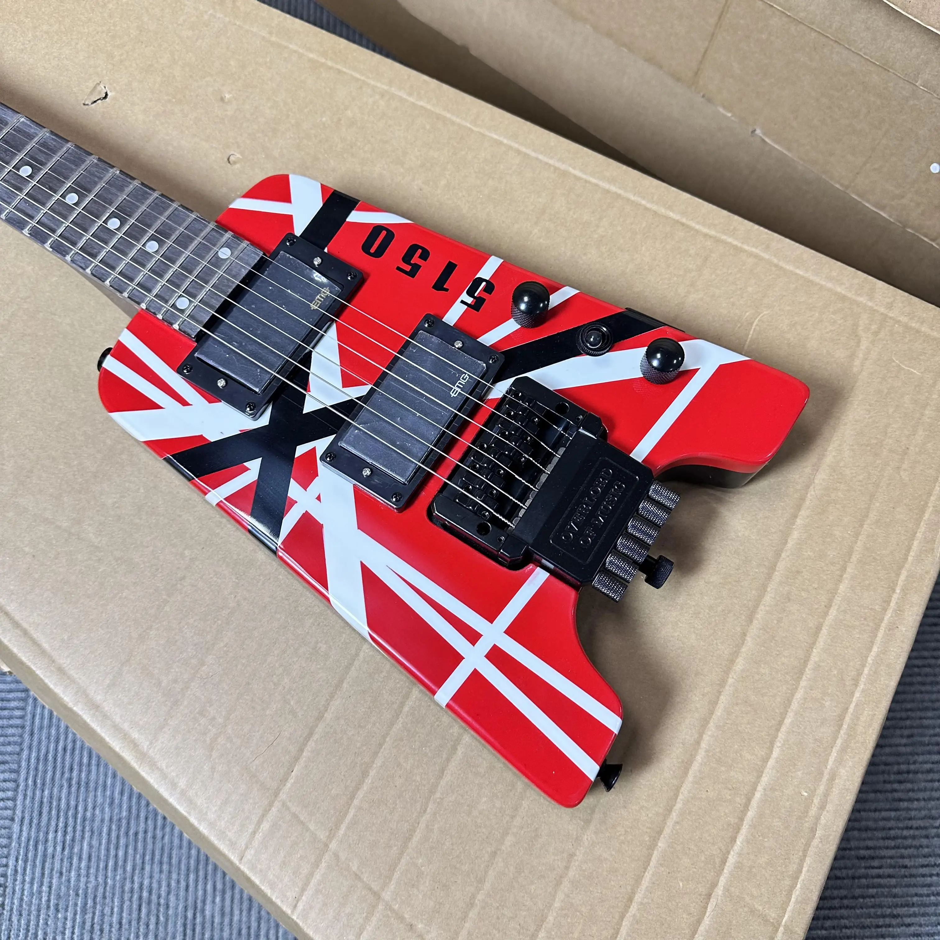 Factory Headless Electric Guitar Rosewood Fingerboard HH Pickups Maple Neck Electric Guitar-Themed Gift Free Shipping
Factory Headless Electric Guitar Rosewood Fingerboard HH Pickups Maple Neck Electric Guitar-Themed Gift Free Shipping