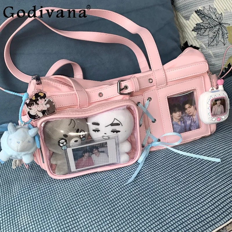 Японская оригинальная сумка Lolita малой вместимости, милая детская сумка, вместительная повседневная сумка для поездок на работу, универсальная сумка через плечо
Японская оригинальная сумка Lolita малой вместимости, милая детская сумка, вместительная повседневная сумка для поездок на работу, универсальная сумка через плечо