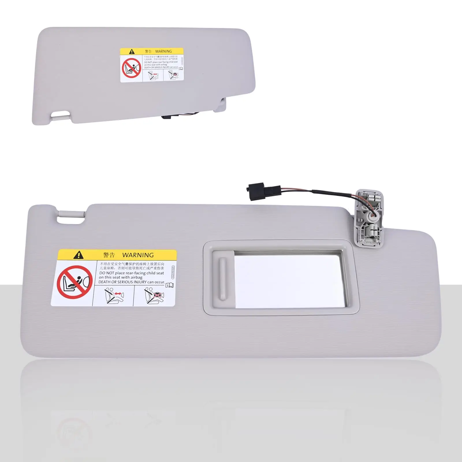 Gray Passenger Side Sun Visor With Mirror For Volkswagen Tiguan 2018-2022
Gray Passenger Side Sun Visor With Mirror For Volkswagen Tiguan 2018-2022