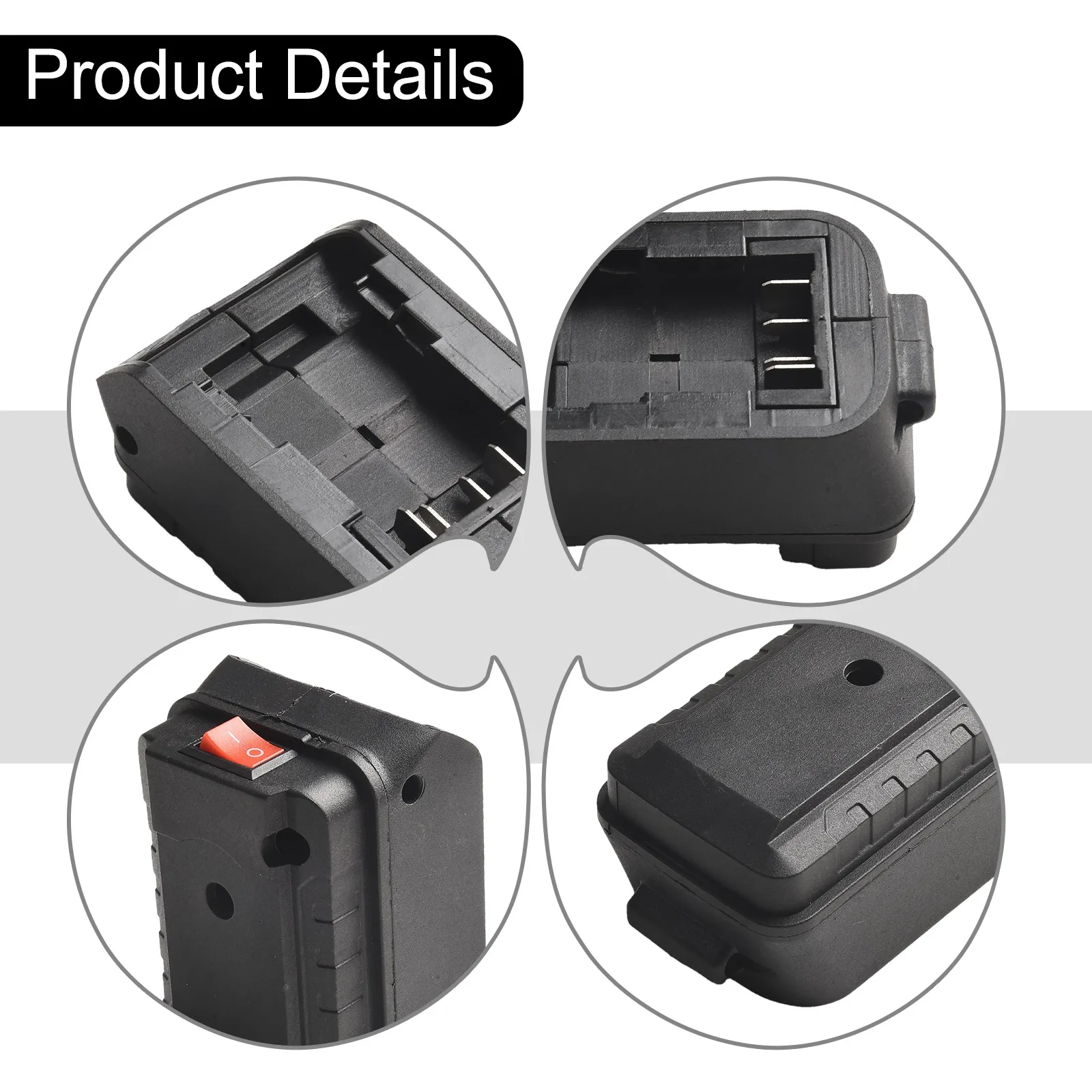 DCB203 Adapter 10*4cm Battery Adapter Practical For Tools Suitable For Lithium Battery Adaptor Holder For DCB205
DCB203 Adapter 10*4cm Battery Adapter Practical For Tools Suitable For Lithium Battery Adaptor Holder For DCB205