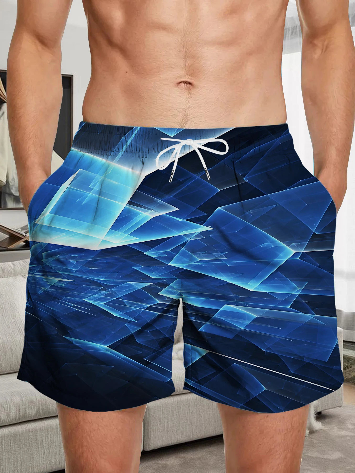Comfort Waistband Beach Shorts Men Full Print Digital Design Polyester Trunks
Comfort Waistband Beach Shorts Men Full Print Digital Design Polyester Trunks