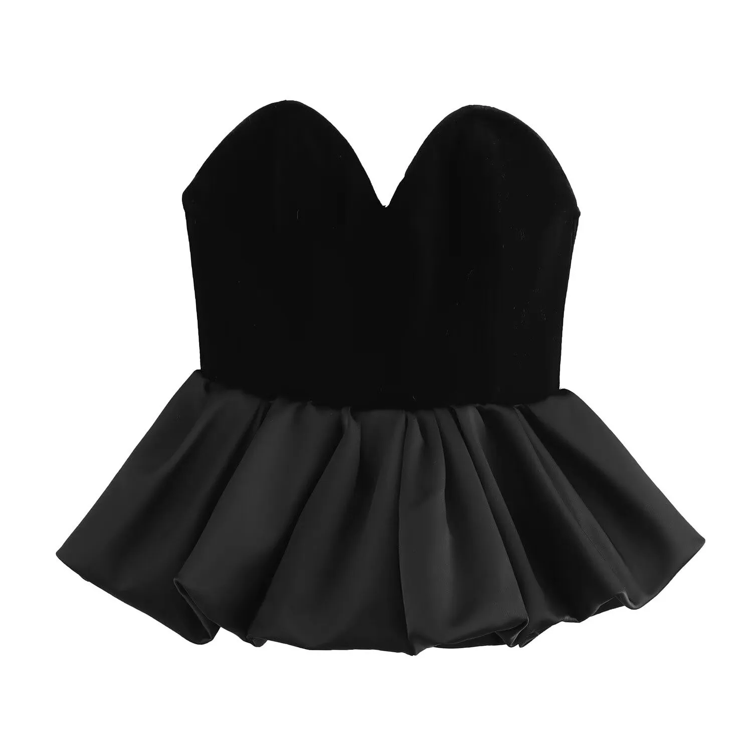 New Arrival Women's Clothing Hot Girl Style Luxurious Black Swan Series Sexy Temperament Tube Top Velvet Top
New Arrival Women's Clothing Hot Girl Style Luxurious Black Swan Series Sexy Temperament Tube Top Velvet Top