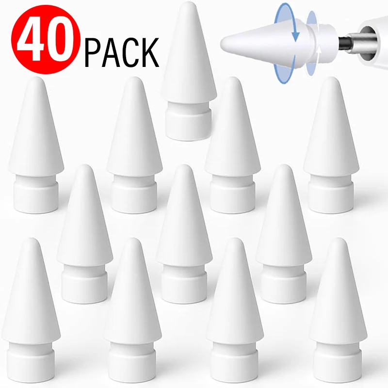 1-40 шт. для Apple Pencil 1-го 2-го поколения, сменные наконечники, противоскользящие запасные наконечники, стилус, гладкое письмо, бесшумное наконечник для iPencil
1-40 шт. для Apple Pencil 1-го 2-го поколения, сменные наконечники, противоскользящие запасные наконечники, стилус, гладкое письмо, бесшумное наконечник для iPencil