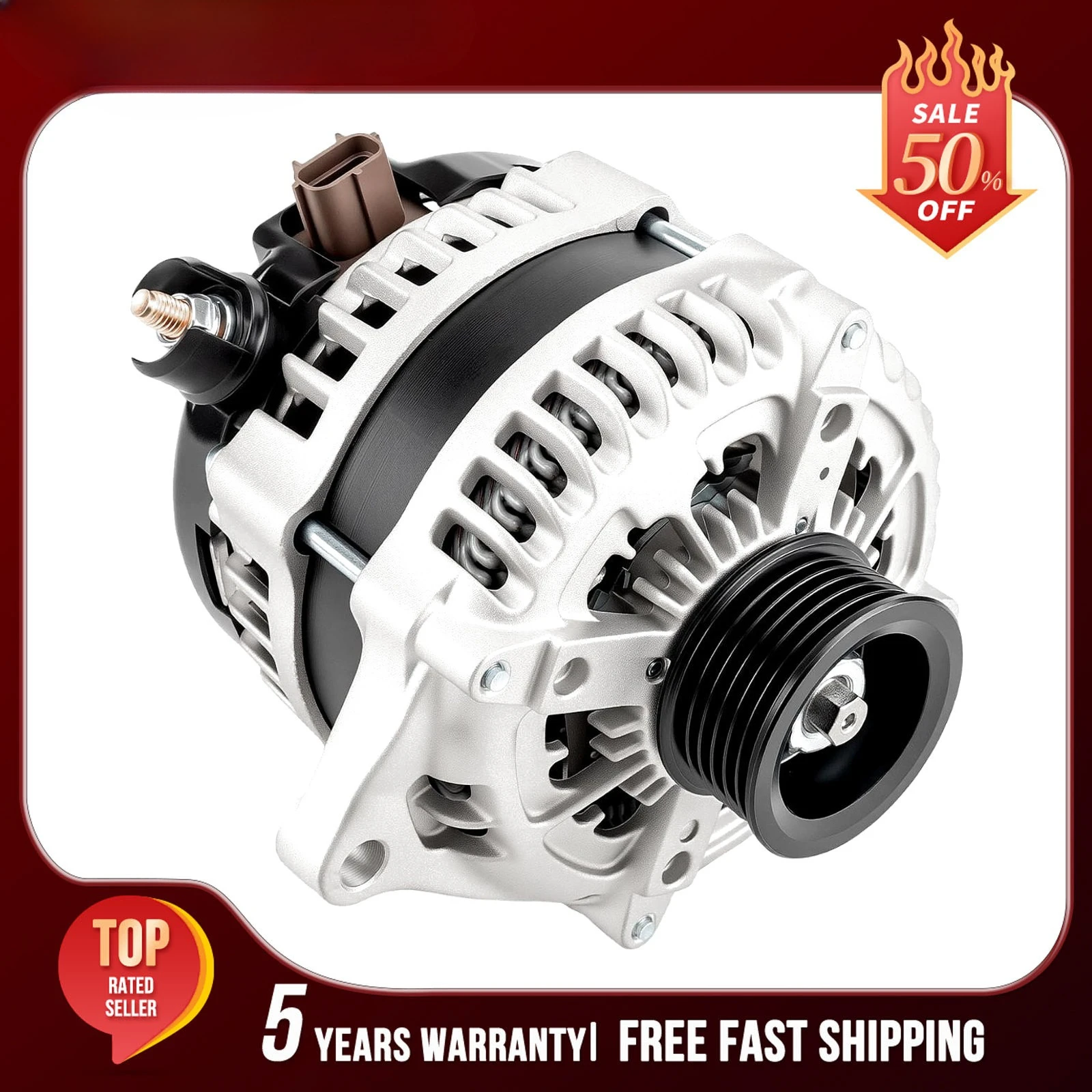 For 2011 Ford F-150 V6 3.5T 3.7L Alternator 225A 12V 11630N BL3Z10346A AL7786X
For 2011 Ford F-150 V6 3.5T 3.7L Alternator 225A 12V 11630N BL3Z10346A AL7786X