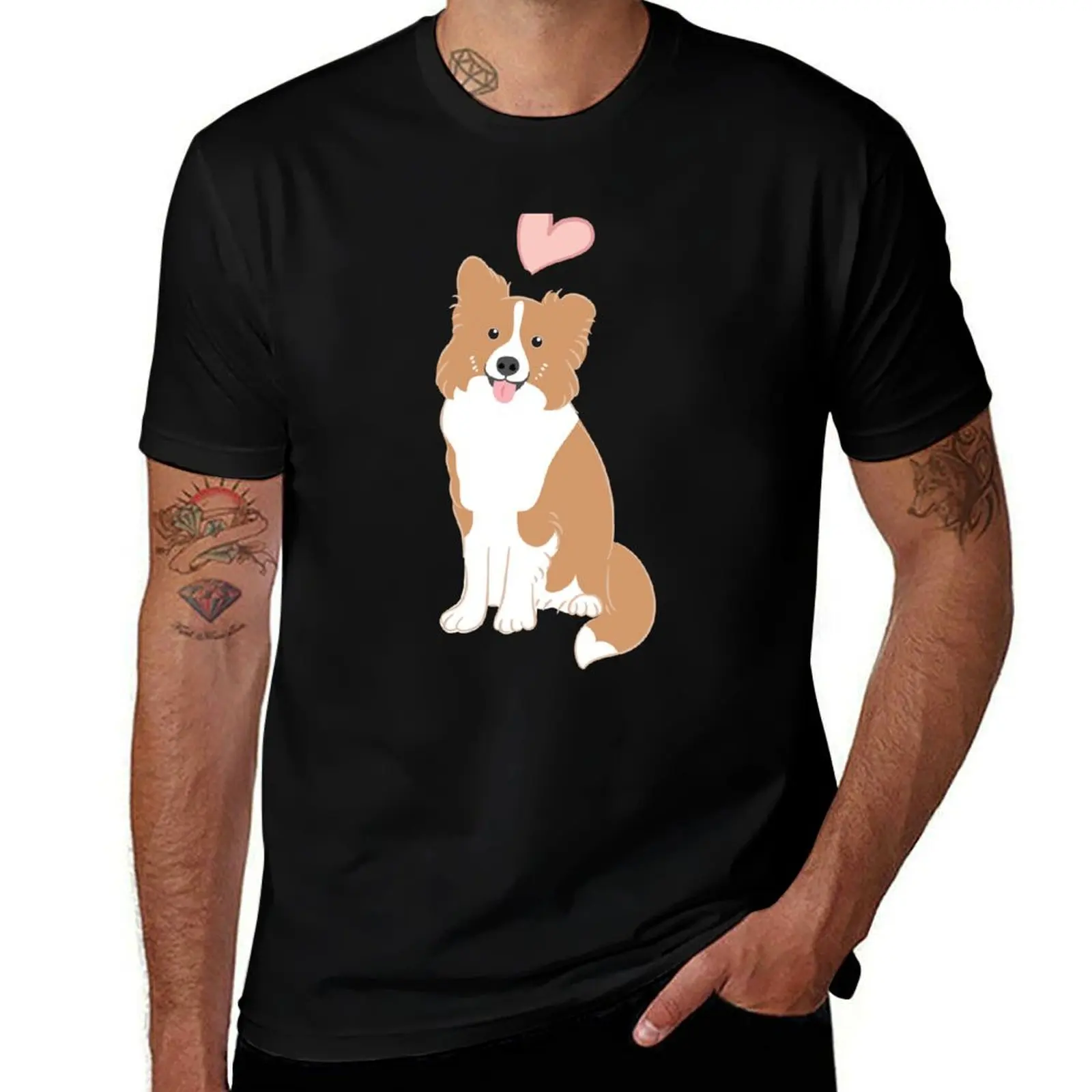 LOVE Red Border Collie T-Shirt t shirts for man graphic funny man t shirts high quality luxury brand T-Shirt
LOVE Red Border Collie T-Shirt t shirts for man graphic funny man t shirts high quality luxury brand T-Shirt