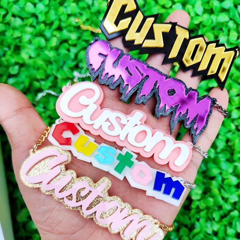 KUGUYS акриловое массивное ожерелье по индивидуальному заказу, минимальное количество заказа, цельное контактное обслуживание клиентов, акриловые украшения на заказ
KUGUYS акриловое массивное ожерелье по индивидуальному заказу, минимальное количество заказа, цельное контактное обслуживание клиентов, акриловые украшения на заказ