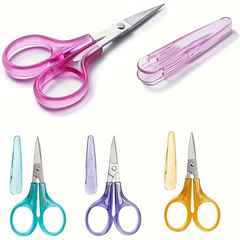 4pcs Sharp Detail Craft Scissors Set-Stainless Steel, Compact Design with Protective Cover for Sewing, Embroidery, Paper Cutting
4pcs Sharp Detail Craft Scissors Set-Stainless Steel, Compact Design with Protective Cover for Sewing, Embroidery, Paper Cutting