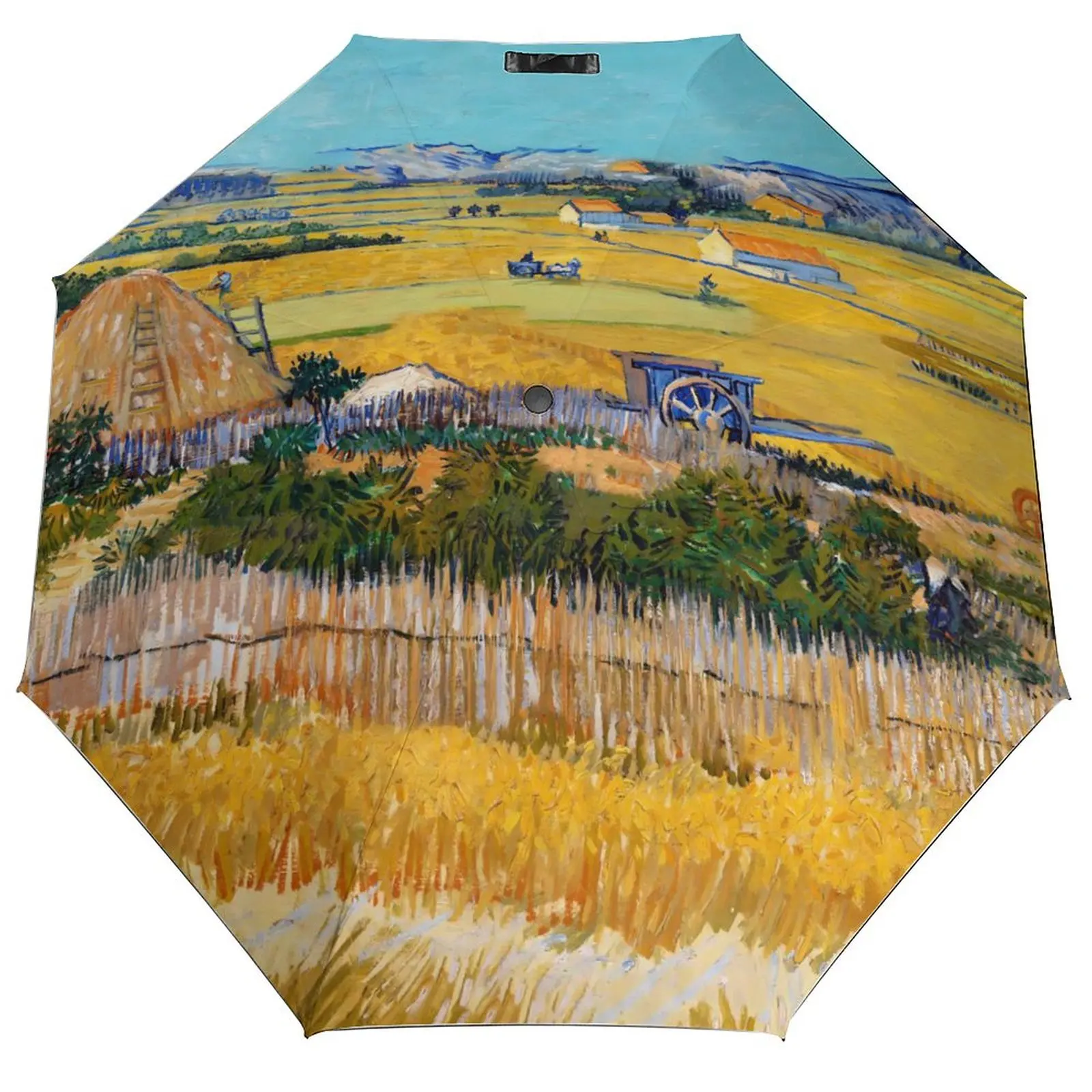 Portable Umbrella Vincent Van Gogh Wind Proof Umbrella Women Men Harvest at La Crau Auto Sun Car Elegant Umbrellas
Portable Umbrella Vincent Van Gogh Wind Proof Umbrella Women Men Harvest at La Crau Auto Sun Car Elegant Umbrellas