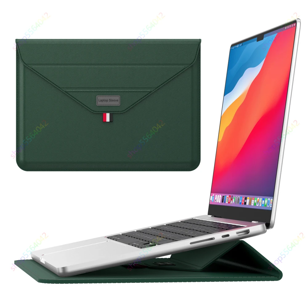 Leather Sleeve with Stand 15 Inch Laptop Case Notebook Computer Protective Cover Slim Bag for MacBook Air 15 Inch 2023 A2941 M2
Leather Sleeve with Stand 15 Inch Laptop Case Notebook Computer Protective Cover Slim Bag for MacBook Air 15 Inch 2023 A2941 M2