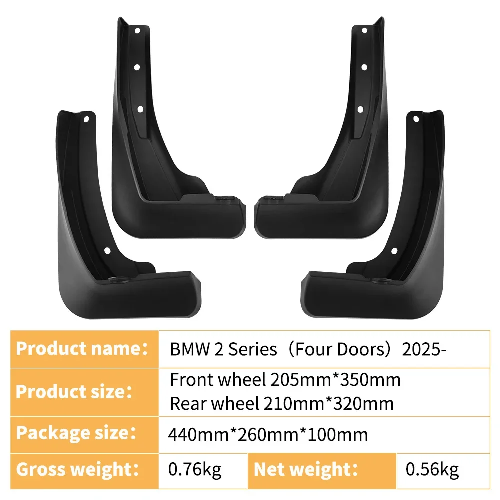 Leather TPE Mud Flaps For BMW 2 Series F78 2025 Four Door Car Fender Mudguards Splash Guards Modification
Leather TPE Mud Flaps For BMW 2 Series F78 2025 Four Door Car Fender Mudguards Splash Guards Modification