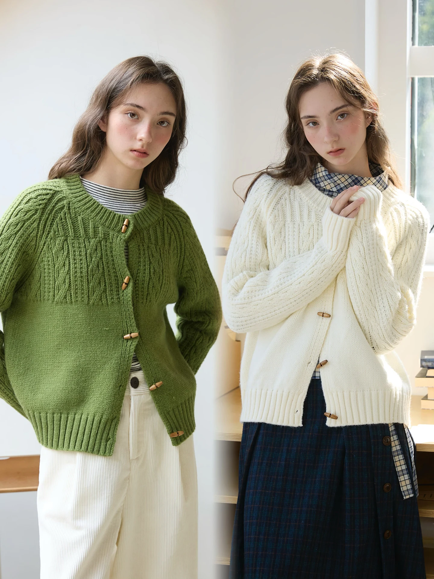 Willbewell Two-Color Knitted Sweater Cardigan round Ne Twist oulder Sve Long Sve Autumn Winter Spring Faion Commu...
Willbewell Two-Color Knitted Sweater Cardigan round Ne Twist oulder Sve Long Sve Autumn Winter Spring Faion Commu...