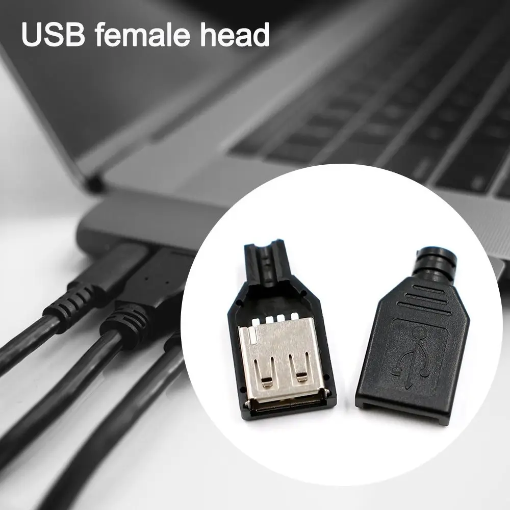 С черной пластиковой крышкой Женский USB-разъем PCB SDA Кабель для передачи данных DIY 4-контактный разъем USB 2.0 Адаптер для подключения типа A 
С черной пластиковой крышкой Женский USB-разъем PCB SDA Кабель для передачи данных DIY 4-контактный разъем USB 2.0 Адаптер для подключения типа A