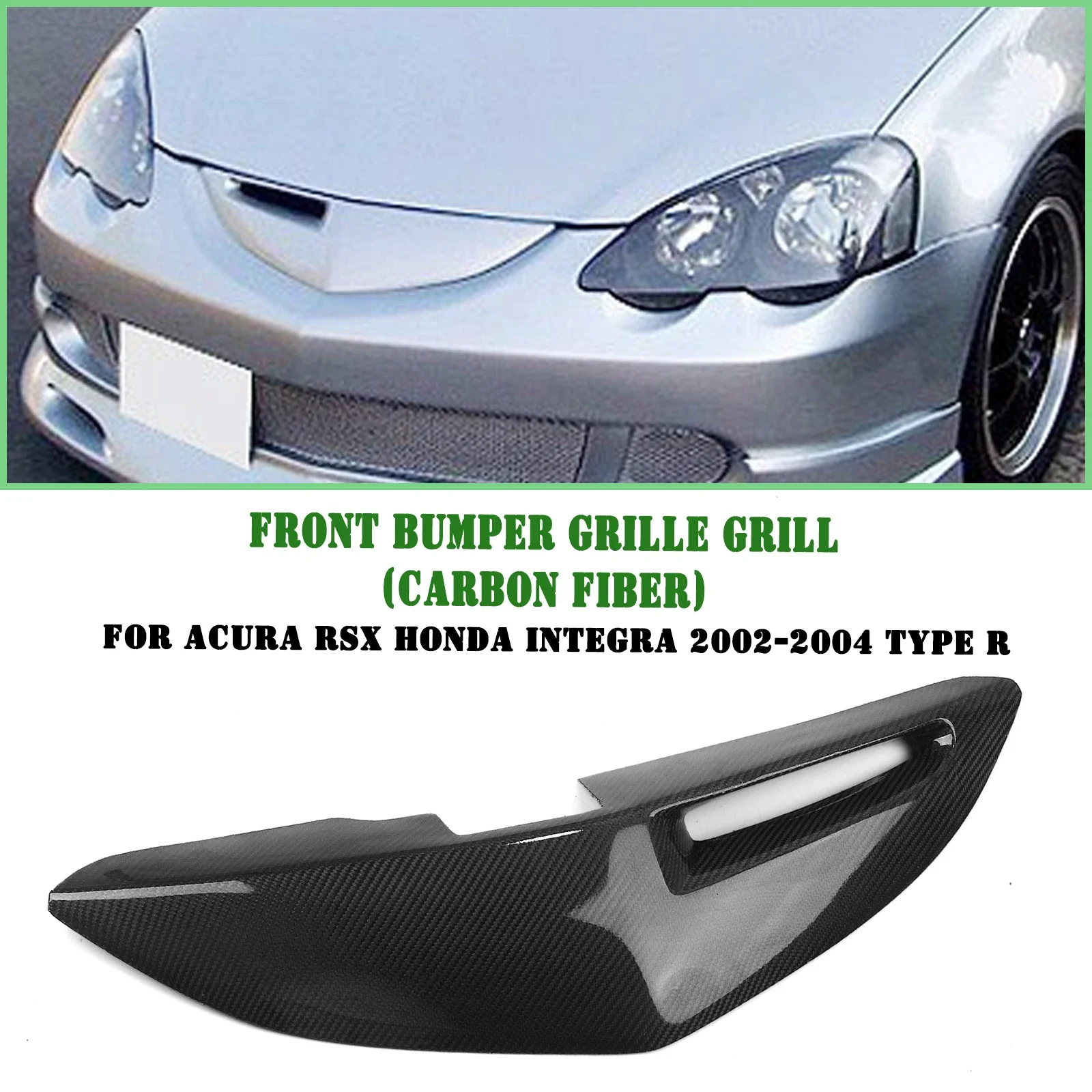 Pop для Acura RSX Honda Integra 2002-2004 Type R Передняя решетка Racing Grill Настоящее углеродное волокно/стекловолокно Верхний бампер Капот Сетка G 
Pop для Acura RSX Honda Integra 2002-2004 Type R Передняя решетка Racing Grill Настоящее углеродное волокно/стекловолокно Верхний бампер Капот Сетка G