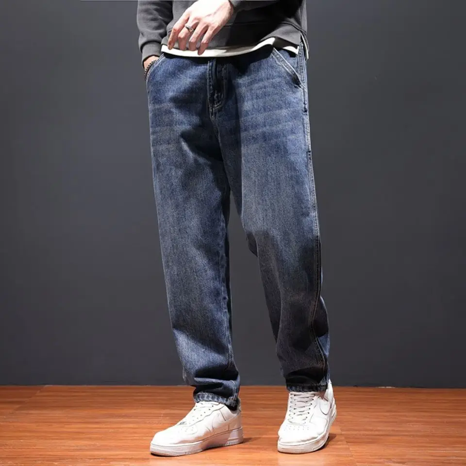 Spring Autumn Men's Jeans 2022 Loose Large Straight Fashion Brand Harun Jeans Versatile Long Pants Cargo Pants Streetwear Men
Spring Autumn Men's Jeans 2022 Loose Large Straight Fashion Brand Harun Jeans Versatile Long Pants Cargo Pants Streetwear Men