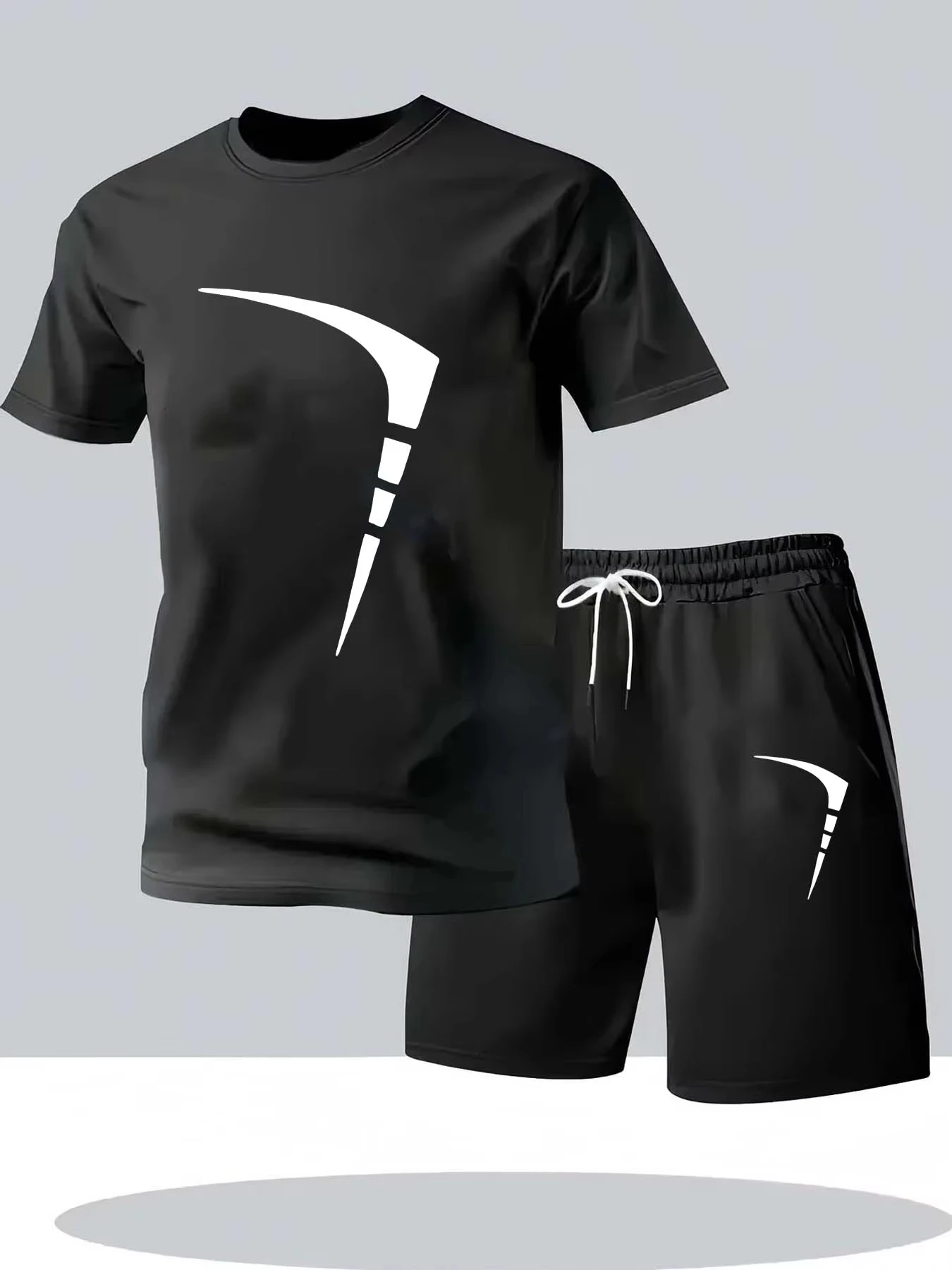 Men's T Shirt Shorts 2 Piece Outfit Outdoor Run Fitness Sports Sets Summer Casual Short Sleeve Top Tee Fashion Unisex Tracksuits
Men's T Shirt Shorts 2 Piece Outfit Outdoor Run Fitness Sports Sets Summer Casual Short Sleeve Top Tee Fashion Unisex Tracksuits