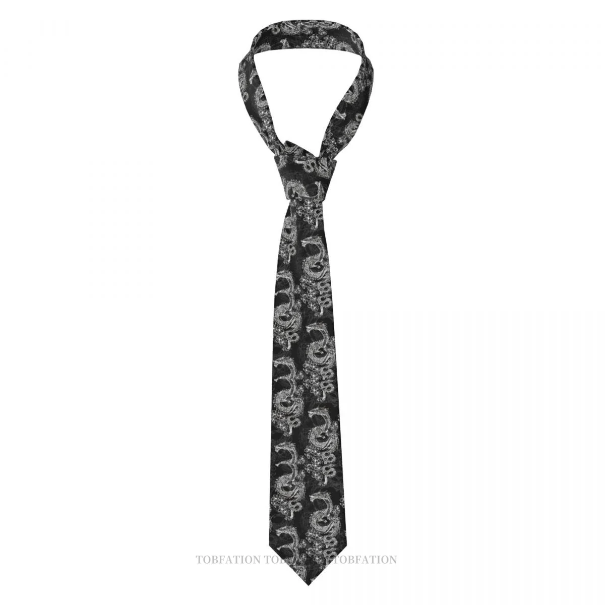 White Chinese Dragon Classic Men's Printed Polyester 8cm Width Necktie Cosplay Party Accessory
White Chinese Dragon Classic Men's Printed Polyester 8cm Width Necktie Cosplay Party Accessory
