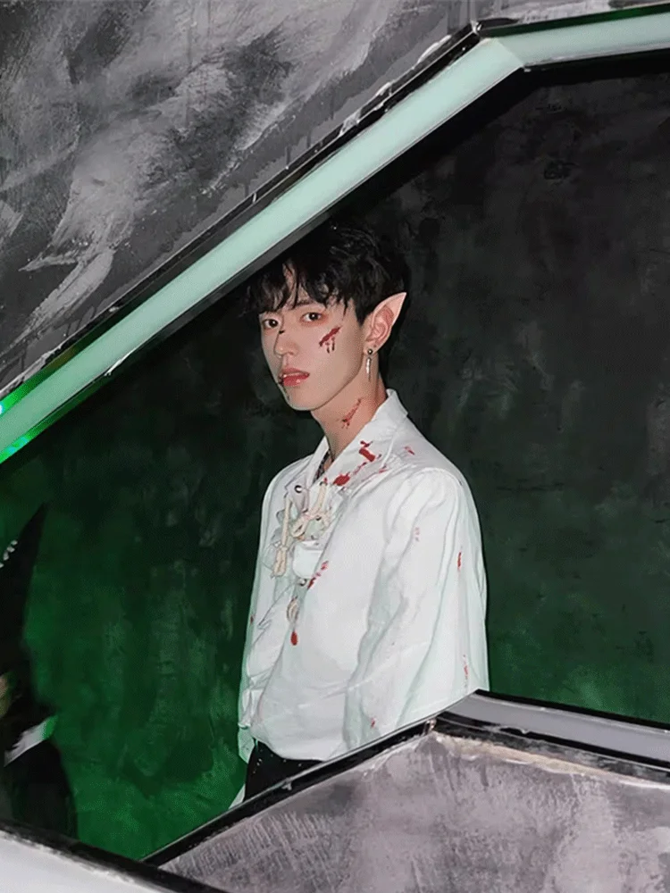 Костюм на Хэллоуин, мужской модный повседневный костюм irt, официальная одежда, костюм Bloodsuer, дышащий длинный све
Костюм на Хэллоуин, мужской модный повседневный костюм irt, официальная одежда, костюм Bloodsuer, дышащий длинный све