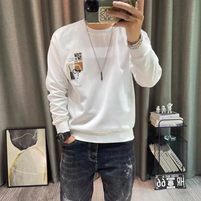 Sweatshirts for Men Round Neck Clothing Deals AutumnWinter Novelty and Korean Style Y2k Vintage S Man Pullover Slim Fit Crewneck
Sweatshirts for Men Round Neck Clothing Deals AutumnWinter Novelty and Korean Style Y2k Vintage S Man Pullover Slim Fit Crewneck