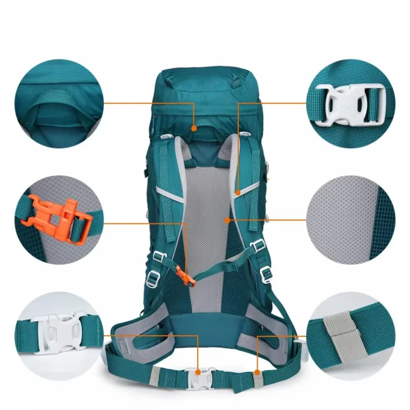 Новая высококачественная нейлоновая водонепроницаемая сумка большой емкости 50 л для альпинизма, спортивный рюкзак для уличного снаряжения
Новая высококачественная нейлоновая водонепроницаемая сумка большой емкости 50 л для альпинизма, спортивный рюкзак для уличного снаряжения