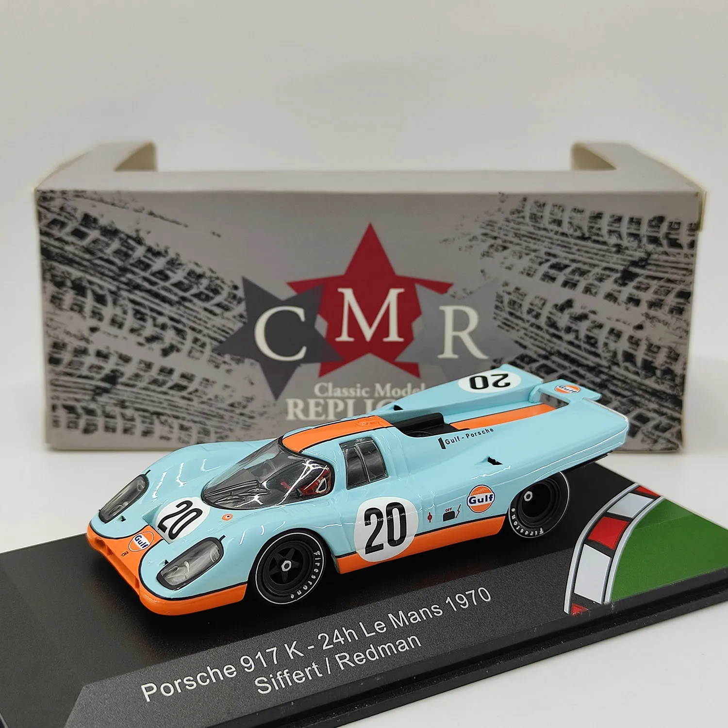 Diecast CMR 1/43 Scale Porsche 917K-24h Le Mans 1970 #20 Alloy Car Model Collectible Toy Gift Souvenir Display Ornament
Diecast CMR 1/43 Scale Porsche 917K-24h Le Mans 1970 #20 Alloy Car Model Collectible Toy Gift Souvenir Display Ornament