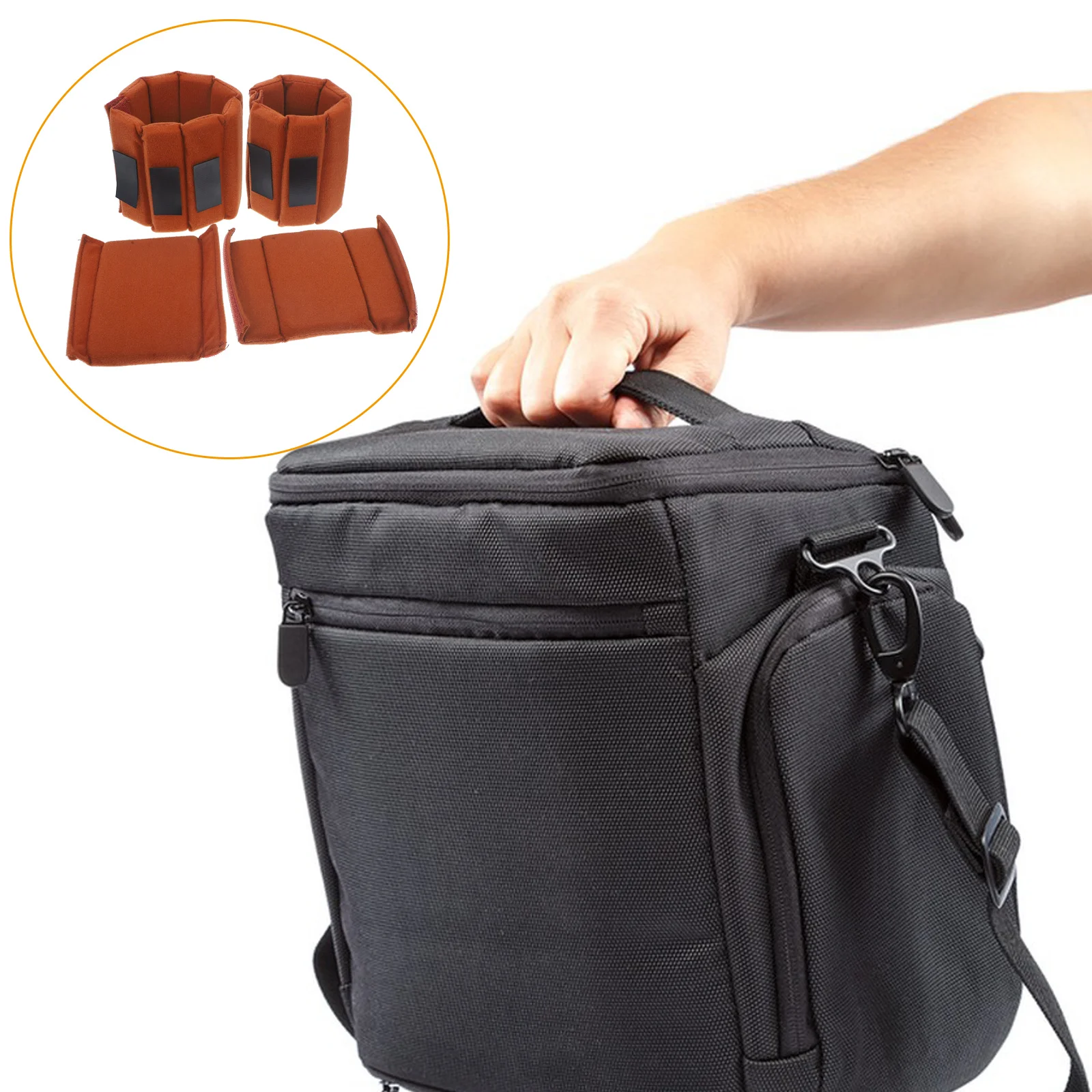 4 Pcs Baggies Camera Protection Accessories Compartment Dividers Pouch Lens Supplies Light Brown Inserts Travel
4 Pcs Baggies Camera Protection Accessories Compartment Dividers Pouch Lens Supplies Light Brown Inserts Travel