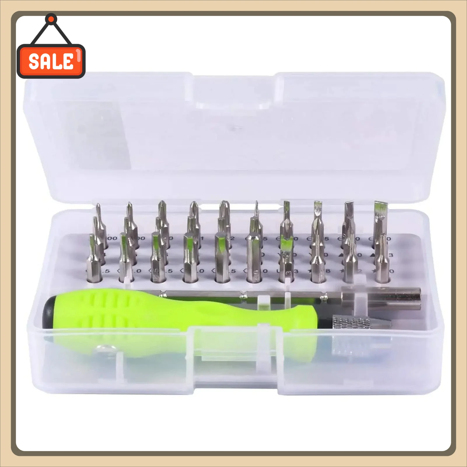 New 32-in-1 Precision Screwdriver Set, 30 Magnetic Screwdriver Bits, Manual Repair Tool, Suitable for iPhone and Watch Repairs
New 32-in-1 Precision Screwdriver Set, 30 Magnetic Screwdriver Bits, Manual Repair Tool, Suitable for iPhone and Watch Repairs