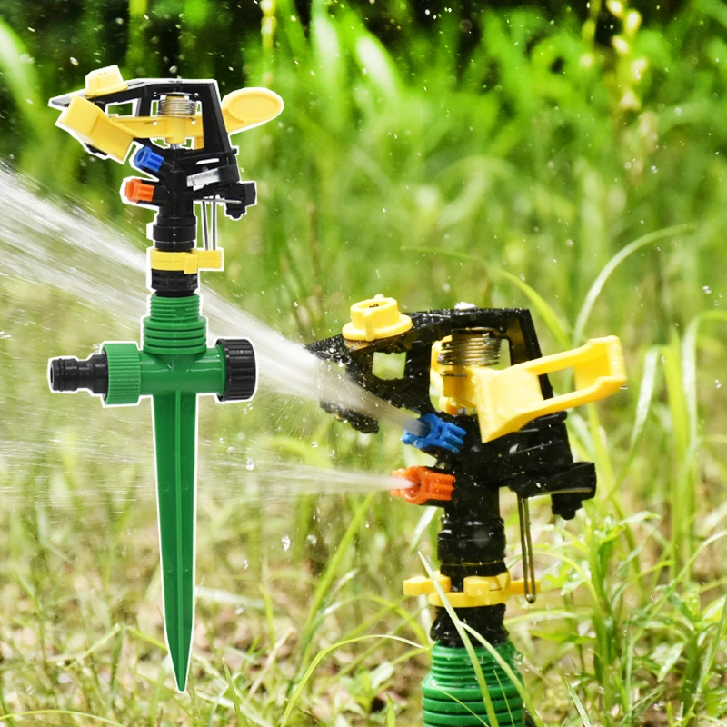 360 Degree Rotating Jet Sprinklers Double Outlet Rocker Nozzles1/2" Male Thread For Garden Farm Lawn Irrigation
360 Degree Rotating Jet Sprinklers Double Outlet Rocker Nozzles1/2" Male Thread For Garden Farm Lawn Irrigation