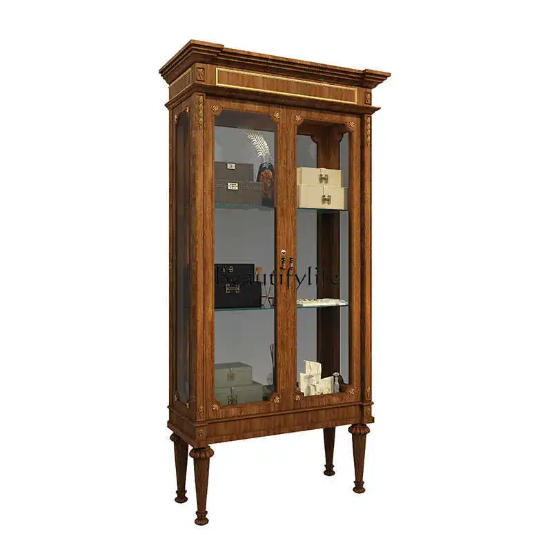 Solid wood medieval jewelry museum glass display Nakajima display cabinet
Solid wood medieval jewelry museum glass display Nakajima display cabinet