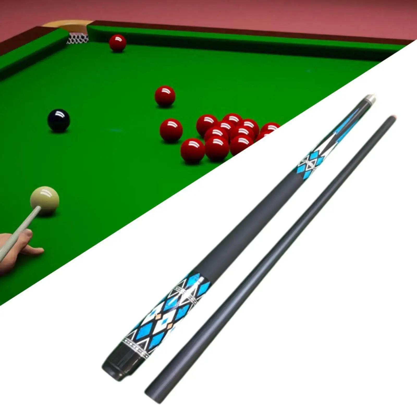 Stable Carbon Fiber Billiard Cue Stick Professional Portable Two Section Pool Stick for Billiards and Snooker Players
Stable Carbon Fiber Billiard Cue Stick Professional Portable Two Section Pool Stick for Billiards and Snooker Players