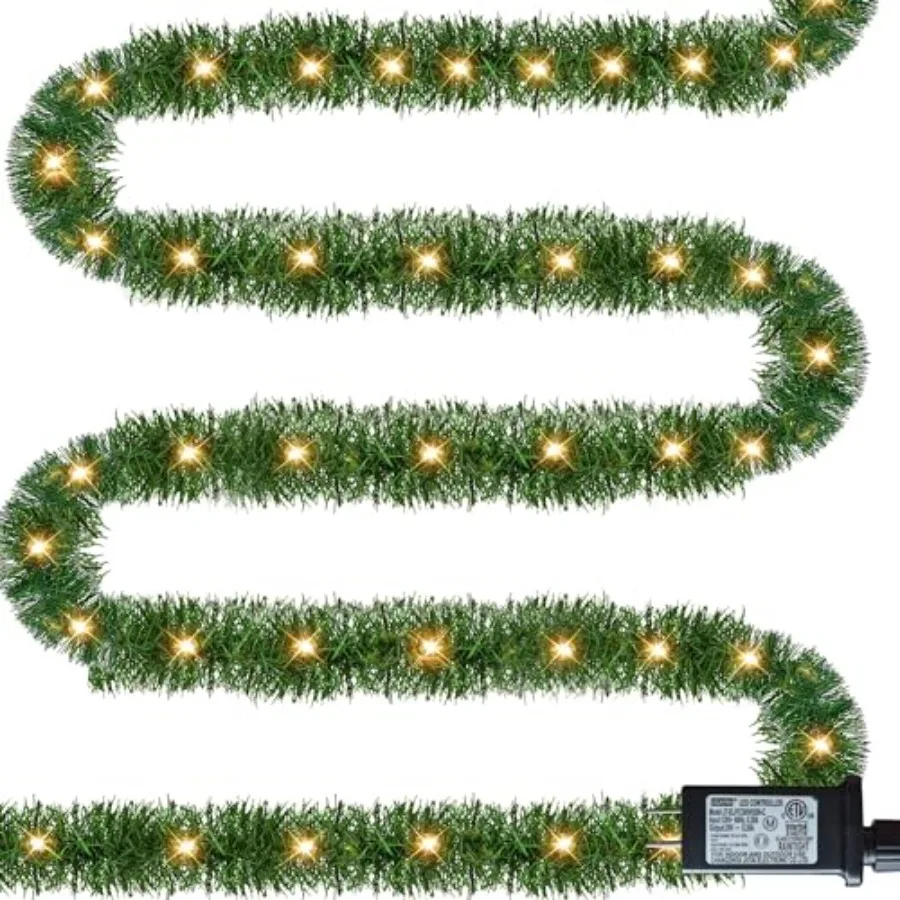 50 Feet Pre-lit Christmas Green Garland 150 LED Lights Lighted Artificial Pine Garlands for Indoor Outdoor Christmas Decor Holi
50 Feet Pre-lit Christmas Green Garland 150 LED Lights Lighted Artificial Pine Garlands for Indoor Outdoor Christmas Decor Holi