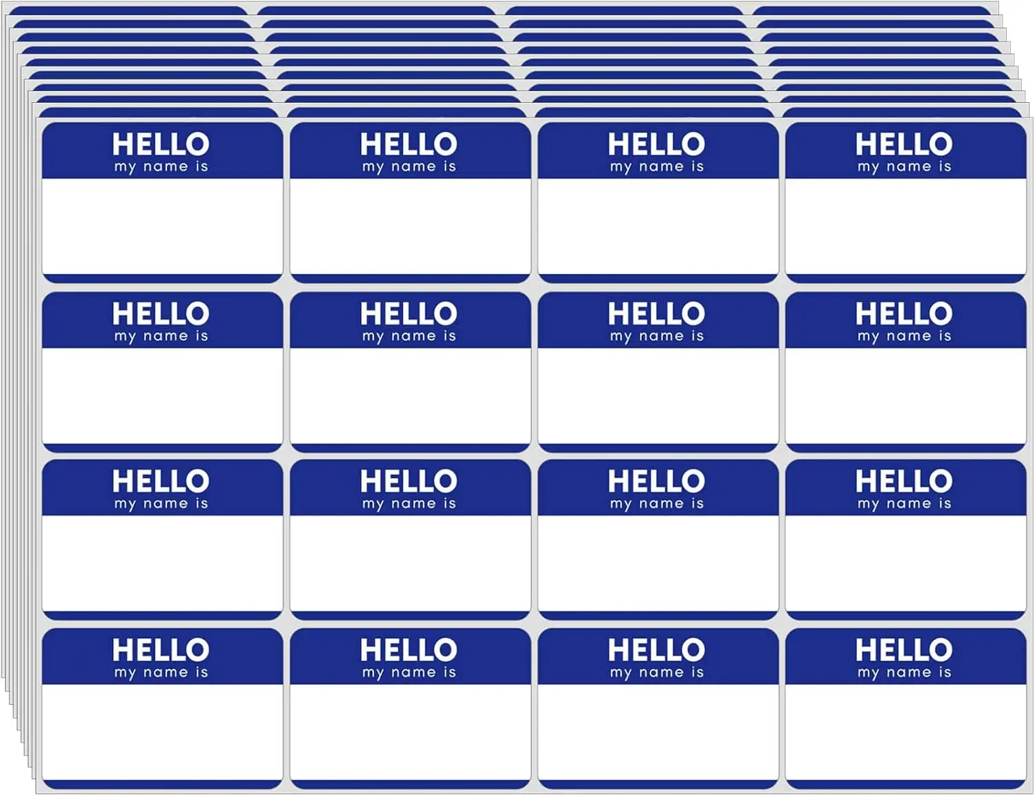 480 Hello My Name Is Stickers 3x2 inch Blue Easy Peel Name Tags for Events
480 Hello My Name Is Stickers 3x2 inch Blue Easy Peel Name Tags for Events