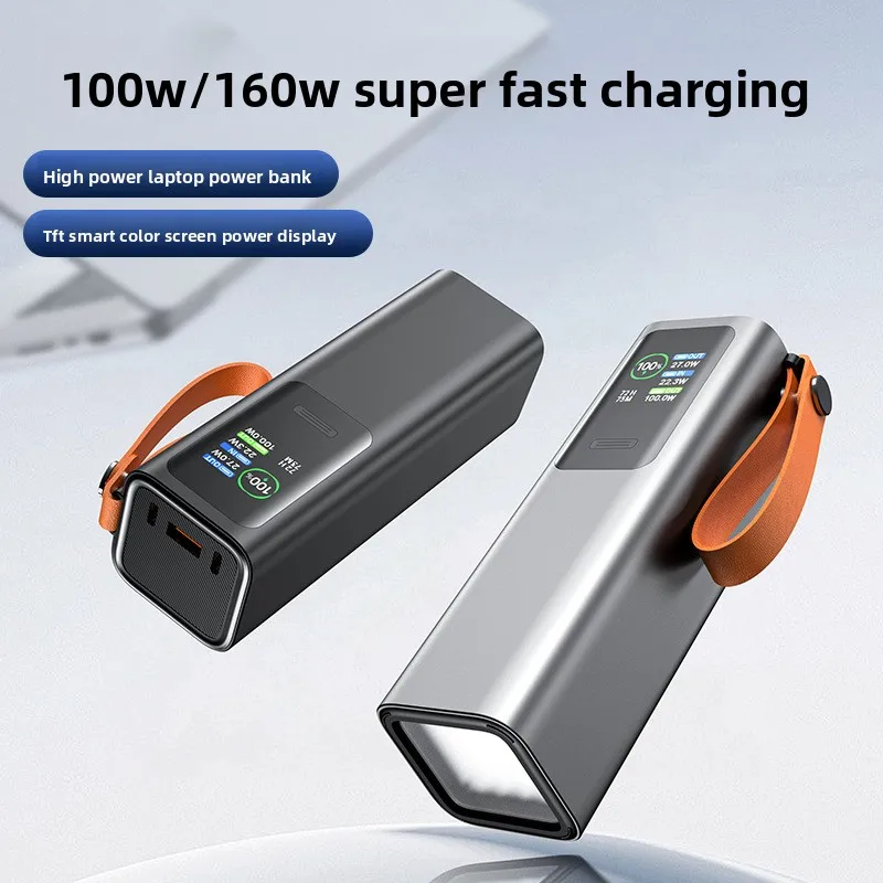 100W 30000mAh Aluminum Alloy TFT Color Screen Power Bank for IPhone Android Mobile Phone Large-capacity Mobile PowerBank
100W 30000mAh Aluminum Alloy TFT Color Screen Power Bank for IPhone Android Mobile Phone Large-capacity Mobile PowerBank