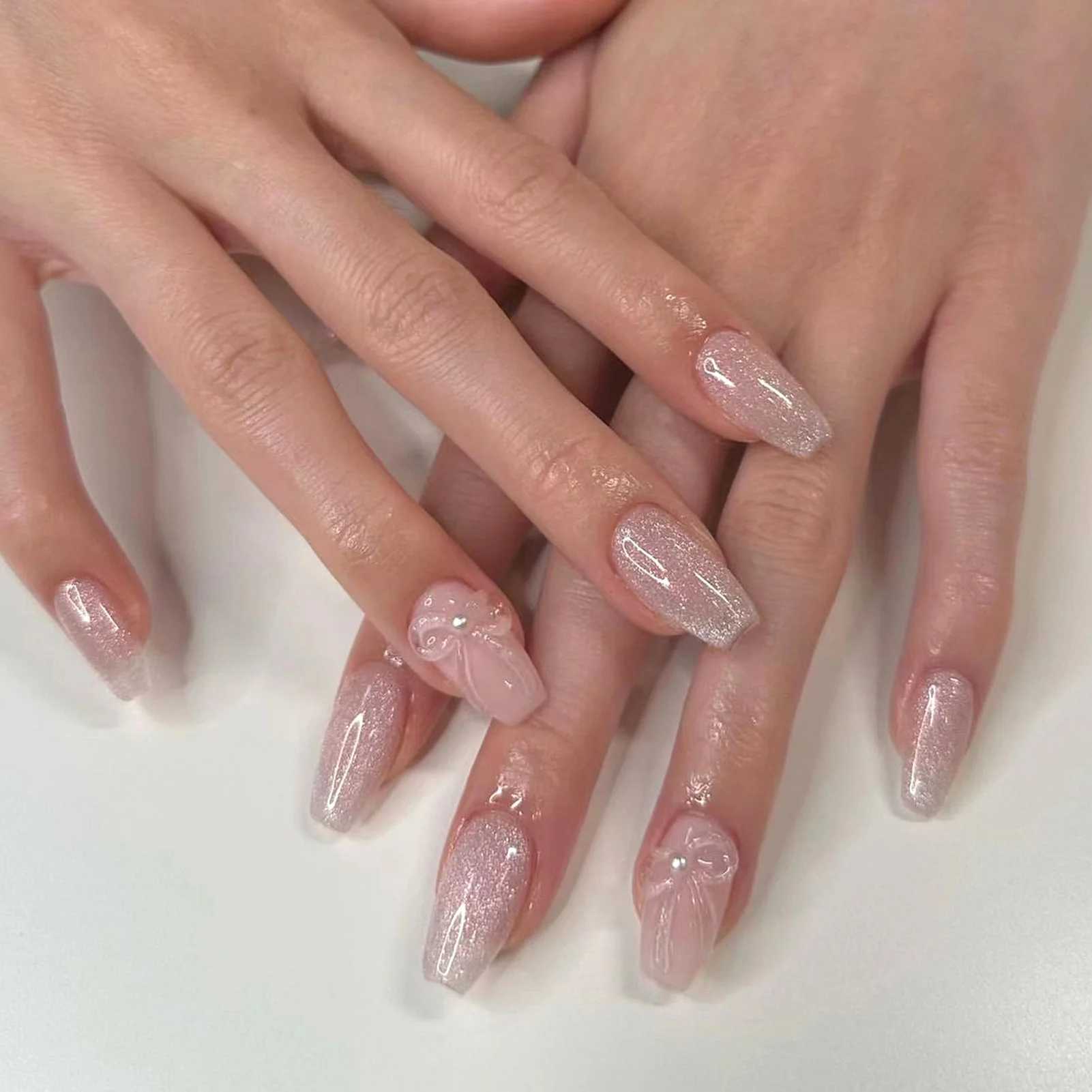 24Pcs Pink 3D Bowknot Fake Nails Almond Press on Nails Artificial Manicure Tool Press On Nails Nail Tips Wearable Fake Nails
24Pcs Pink 3D Bowknot Fake Nails Almond Press on Nails Artificial Manicure Tool Press On Nails Nail Tips Wearable Fake Nails