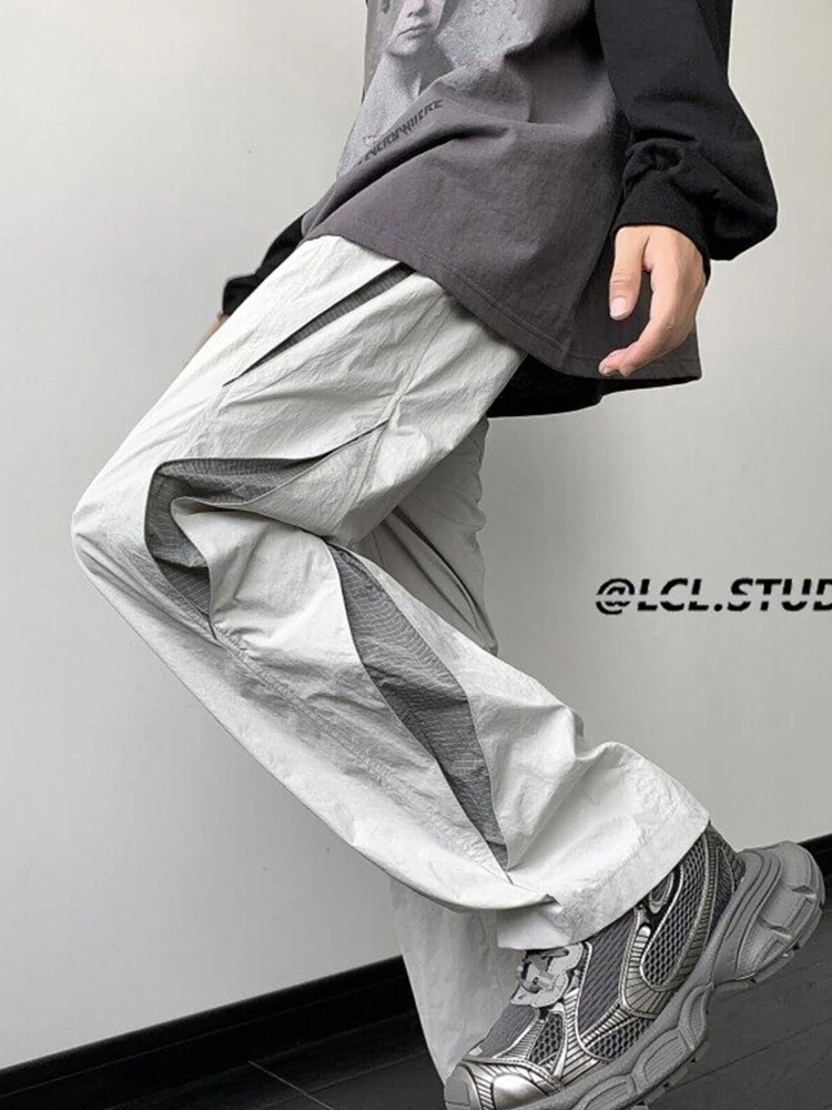 Мужские летние брюки-карго из ледяного шелка Ice Silk, быстросохнущие, в американском уличном стиле, модные, свободные, прямые, широкие, длинные
Мужские летние брюки-карго из ледяного шелка Ice Silk, быстросохнущие, в американском уличном стиле, модные, свободные, прямые, широкие, длинные