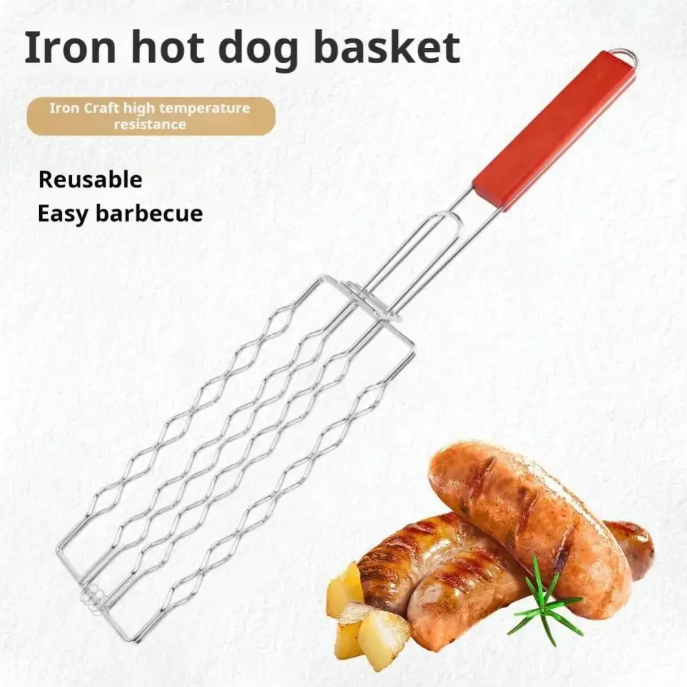 1Pcs Wooden Handle Hot Dog Grill Heat Resistant Handle Metal Grill Basket Expandable Non Stick BBQ Grill Rack
1Pcs Wooden Handle Hot Dog Grill Heat Resistant Handle Metal Grill Basket Expandable Non Stick BBQ Grill Rack