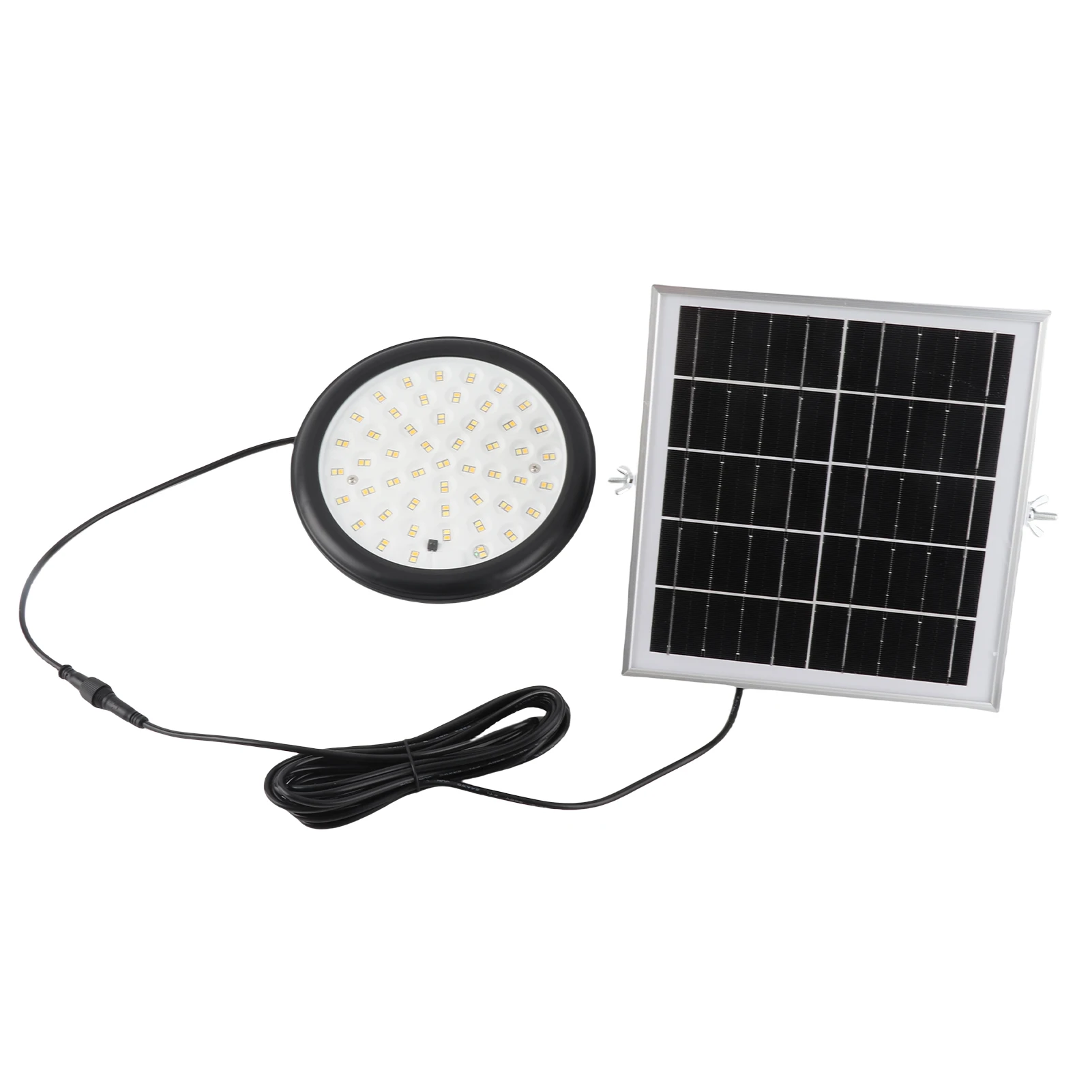 Neoglint UFO Solar Powered 100 LEDs Pendant Light Hanging Outdoor Lamp with Controller Dual Operated Modes/ 3 Working Patterns/