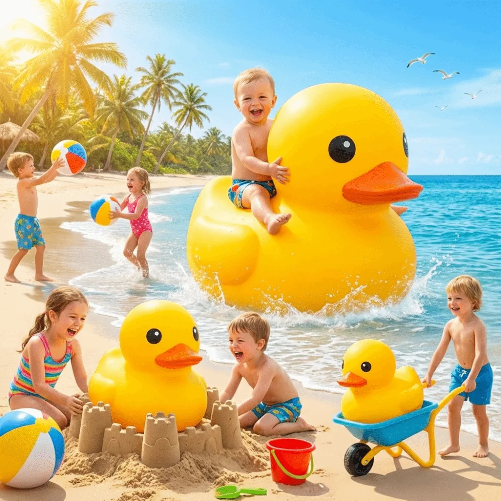 Floating Giant Soft Rubber Duck 10.2/12.9/17.7 Inch Relaxing Big Rubber Yellow Duck Home Ornament Waterproof
Floating Giant Soft Rubber Duck 10.2/12.9/17.7 Inch Relaxing Big Rubber Yellow Duck Home Ornament Waterproof