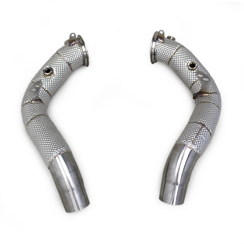 OBM Stainless Steel Straight Downpipe For BMW M5/M6 F06/F10/F18 2012-2016 Tuning Exhaust System Free Flow Pipe Muffler
OBM Stainless Steel Straight Downpipe For BMW M5/M6 F06/F10/F18 2012-2016 Tuning Exhaust System Free Flow Pipe Muffler