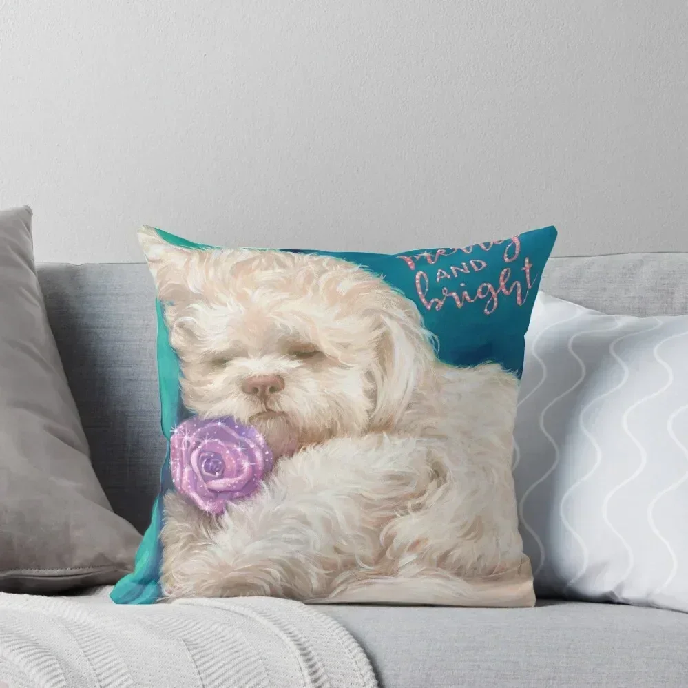 Luke, Shih Tzu Puppy, Merry and Bright Throw Pillow Pillow Cases Decorative Pillow Case Christmas Couch Pillows
Luke, Shih Tzu Puppy, Merry and Bright Throw Pillow Pillow Cases Decorative Pillow Case Christmas Couch Pillows