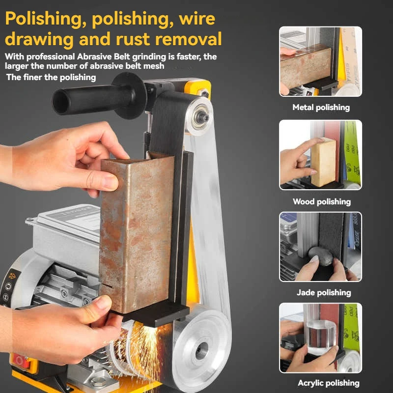 Шлифовальный станок с песчаным диском, шлифовальный станок промышленного класса, вертикальный станок для рисования и полировки с контролем скорости металла, 220 В
Шлифовальный станок с песчаным диском, шлифовальный станок промышленного класса, вертикальный станок для рисования и полировки с контролем скорости металла, 220 В