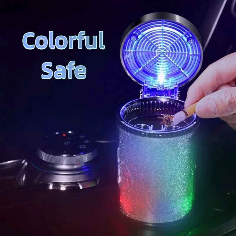 Ashtray for Car with LED Light Cigarette Car Ashtray Container Air Outlet Cigarette Holder Storage Cup Universal Car Ashtray
Ashtray for Car with LED Light Cigarette Car Ashtray Container Air Outlet Cigarette Holder Storage Cup Universal Car Ashtray