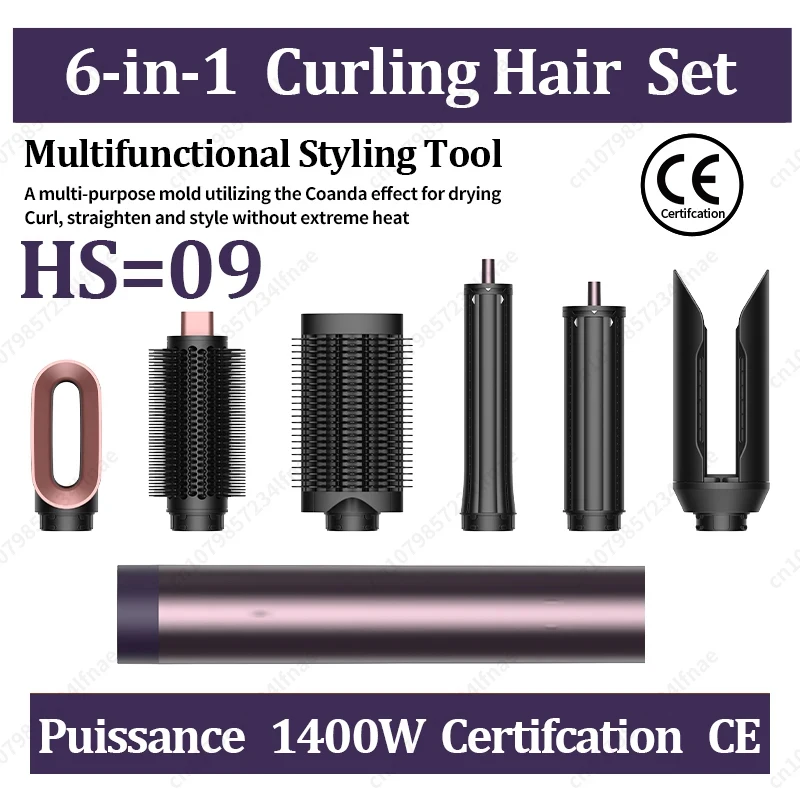New 6 IN 1 Professional Multi Hair Styler Hot Air Brush Curling Iron Barrel Hair Dryer Straightener Salon Grade Send gifts boxe
New 6 IN 1 Professional Multi Hair Styler Hot Air Brush Curling Iron Barrel Hair Dryer Straightener Salon Grade Send gifts boxe